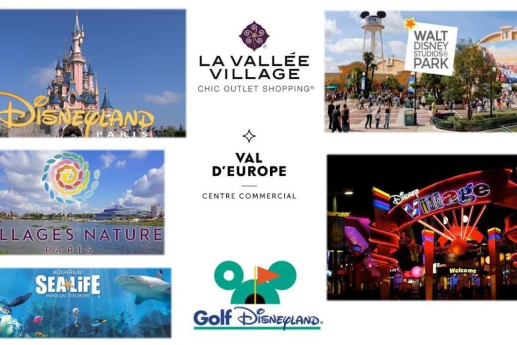 Disneyland Paris, Appartement 70M², Parking Prive Сери Екстериор снимка