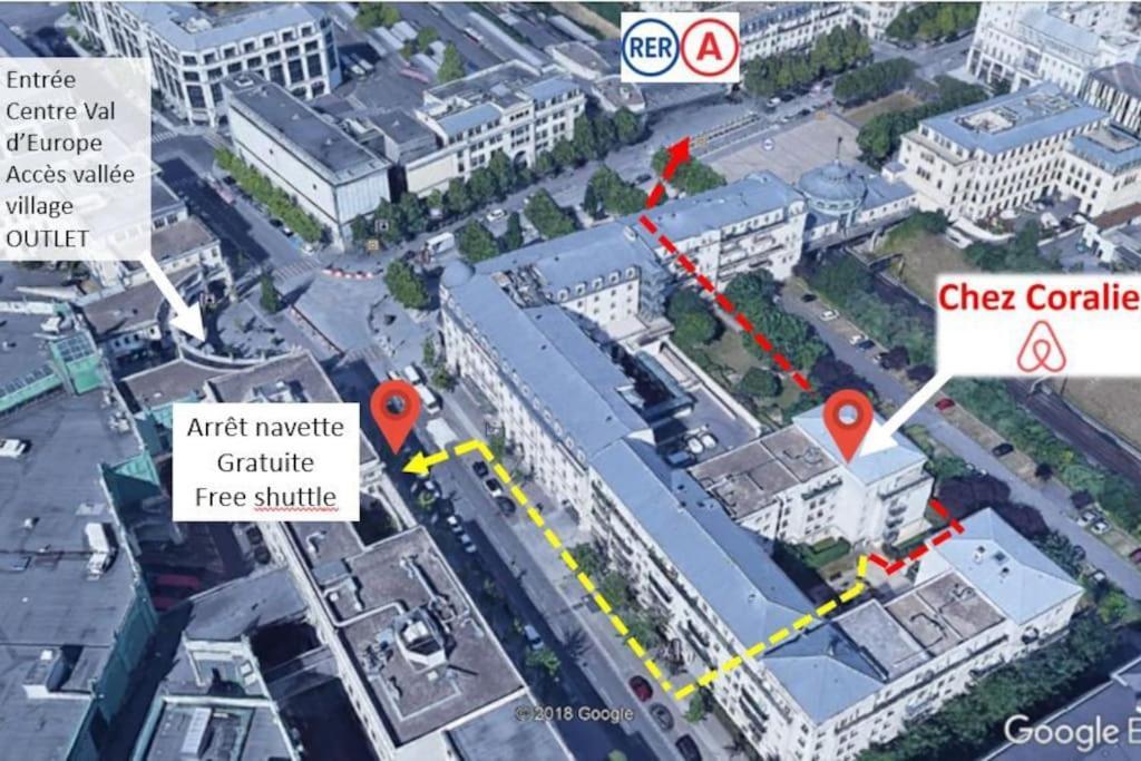 Disneyland Paris, Appartement 70M², Parking Prive Сери Екстериор снимка