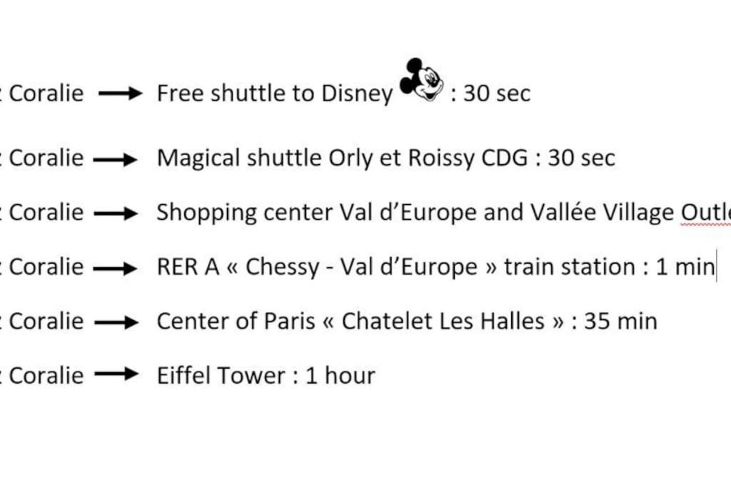 Disneyland Paris, Appartement 70M², Parking Prive Сери Екстериор снимка
